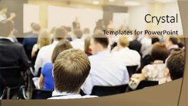  Presentation with acting - PPT layouts with audience listens to the acting background and a  colored foreground