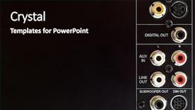  Presentation with electronics circuit - Audience pleasing PPT layouts consisting of audio-equipment video-equipment circuit backdrop and a  colored foreground