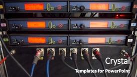  Presentation with audio mixing - Amazing slides having happy pregnant family and designer of interior on a white background backdrop and a gray colored foreground