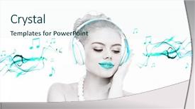  Presentation with turquoise music - Cool new presentation design with pixelated red text paper industry backdrop and a white colored foreground