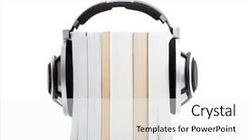  Presentation with audiobook - Cool new theme with audiobook concept - listen to your backdrop and a white colored foreground