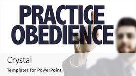  Presentation with 3d man business leader - Beautiful slides featuring audit corporate governance - business man pointing the text backdrop and a white colored foreground