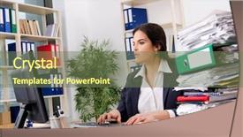  Presentation with audit - Beautiful slide set featuring audit working papers - female employee with too much backdrop and a tawny brown colored foreground