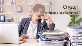  Presentation with middle ages - PPT layouts with audit working papers - middle aged businesslady unhappy background and a  colored foreground