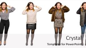  Presentation with nutrition word collage - Slide deck with auditing - collage of beautiful middle age background and a lemonade colored foreground