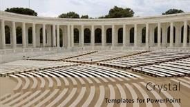  Presentation with virginia - Audience pleasing presentation theme consisting of auditorium near the tomb of the unknown soldier in arlington national cemetery virginia usa backdrop and a coral colored foreground