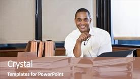  Presentation with african american couples in the mountains - Cool new presentation with auditor - african american office worker backdrop and a coral colored foreground
