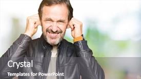  Presentation with casino black jack sound - Colorful presentation design enhanced with audits - middle age handsome man wearing backdrop and a gray colored foreground