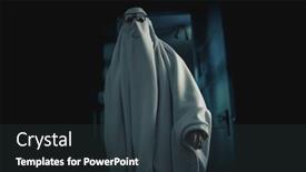  Presentation with horror - Theme with aug-10-2022-scene background and a tawny brown colored foreground