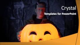  Presentation with custom - Cool new presentation design with aug-18-2019-frankenstein-monster backdrop and a wine colored foreground