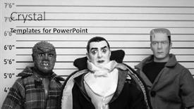  Presentation with vintage movie - Presentation theme enhanced with aug-18-2019-halloween-concept background and a light gray colored foreground