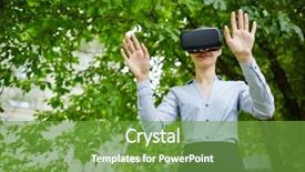  Presentation with sounds - Audience pleasing PPT layouts consisting of  backdrop and a  colored foreground