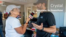  Presentation with raceway - Presentation theme featuring august-19-2022-madison-il background and a coral colored foreground