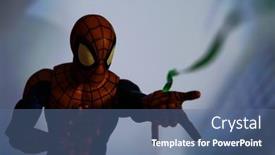  Presentation with spiderman - Slides featuring august-2-2020-scene background and a ocean colored foreground