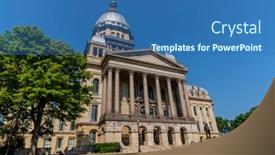  Presentation with current - Slides enhanced with august-24-2020-springfield-illinois background and a ocean colored foreground