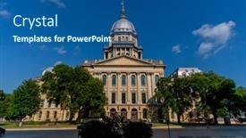  Presentation with current - Audience pleasing slide deck consisting of august-24-2020-springfield-illinois backdrop and a ocean colored foreground