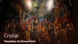  Presentation with abraham lincoln - Cool new slide set with august-24-2020-springfield-illinois backdrop and a wine colored foreground