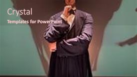  Presentation with abraham lincoln - Presentation design enhanced with august-24-2020-springfield-illinois background and a tawny brown colored foreground