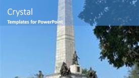  Presentation with abraham lincoln - Beautiful presentation design featuring august-24-2020-springfield-illinois backdrop and a teal colored foreground