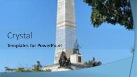  Presentation with abraham lincoln - Presentation theme with august-24-2020-springfield-illinois background and a light blue colored foreground