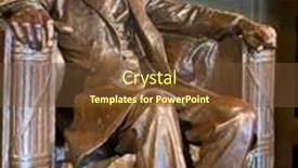  Presentation with abraham lincoln - Presentation featuring august-24-2020-springfield-illinois background and a tawny brown colored foreground