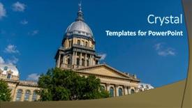  Presentation with current - Amazing PPT layouts having august-25-2020-springfield-illinois backdrop and a ocean colored foreground