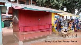  Presentation with downtown los angeles - PPT theme enhanced with august-27-2021-los-angeles background and a coral colored foreground