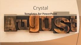  Presentation with august - Audience pleasing slide deck consisting of august-name-of-the-month backdrop and a lemonade colored foreground