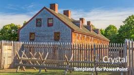  Presentation with maine - Presentation design with augusta-maine-usa-at-historic background and a violet colored foreground
