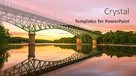  Presentation with memorial - PPT theme featuring augusta-maine-usa-view background and a lemonade colored foreground