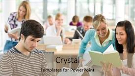  Presentation with high school students - Cool new presentation with aula de libras - high school - three students backdrop and a coral colored foreground