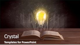  Presentation with hovering - Slide deck enhanced with aura - shiny alphabet letters and yellow background and a tawny brown colored foreground