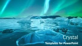  Presentation with aurora borealis - Slide deck enhanced with aurora-borealis-northen-light background and a ocean colored foreground