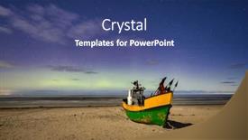  Presentation with aurora - Slide deck enhanced with aurora-over-the-baltic-sea background and a ocean colored foreground