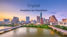  Presentation with austin texas - Amazing slides having austin texas usa downtown city backdrop and a light blue colored foreground
