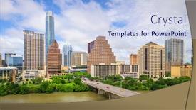  Presentation with austin texas - Presentation with austin texas usa downtown city background and a sky blue colored foreground