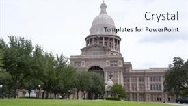  Presentation with austin texas - Colorful PPT theme enhanced with austin-tx-aug-13 backdrop and a sky blue colored foreground