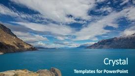  Presentation with chile patagonia - PPT theme consisting of austral in southern patagonia chile background and a  colored foreground