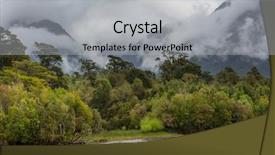  Presentation with chile patagonia - Audience pleasing presentation theme consisting of austral in southern patagonia chile backdrop and a light gray colored foreground