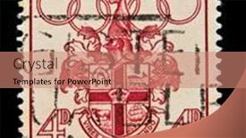  Presentation with olympics - Audience pleasing PPT layouts consisting of australia-1956-an-australian-postage backdrop and a coral colored foreground