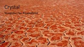  Presentation with rainbow - Slides featuring australia outback - parched earth at rainbow valley background and a red colored foreground