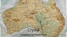  Presentation with australia - Beautiful PPT layouts featuring australia physical map by paul backdrop and a coral colored foreground
