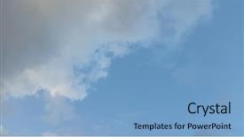  Presentation with dusk - Slides with australian freedom - abstract clouds and blue sky background and a light blue colored foreground