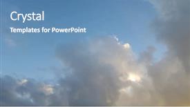  Presentation with freedom - PPT theme having australian freedom - abstract clouds and blue sky background and a teal colored foreground