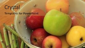  Presentation with fresh fruits vegetables heart - PPT layouts enhanced with australian made - fruits and vegetables and other background and a  colored foreground