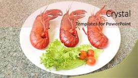  Presentation with australian - Slide deck featuring australian marron crayfish same background and a  colored foreground