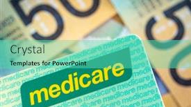 Presentation with medicare - Cool new theme with australian-medicare-card-over-blurred backdrop and a seafoam green colored foreground
