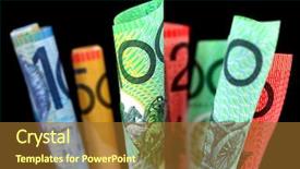  Presentation with australian - Audience pleasing theme consisting of australian money furled australian notes backdrop and a tawny brown colored foreground