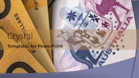  Presentation with passport - Beautiful presentation design featuring australian-passport-coat-of-arms backdrop and a gold colored foreground