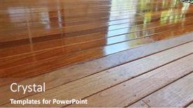  Presentation with australian - Audience pleasing PPT theme consisting of australian-spotted-gum-deck-being backdrop and a coral colored foreground